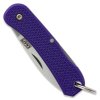 KNAFS 00427 Knafs Lander6Keychainknife Purple front closed