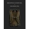 Savotta backpack cover 30L green on Kahakka 25L