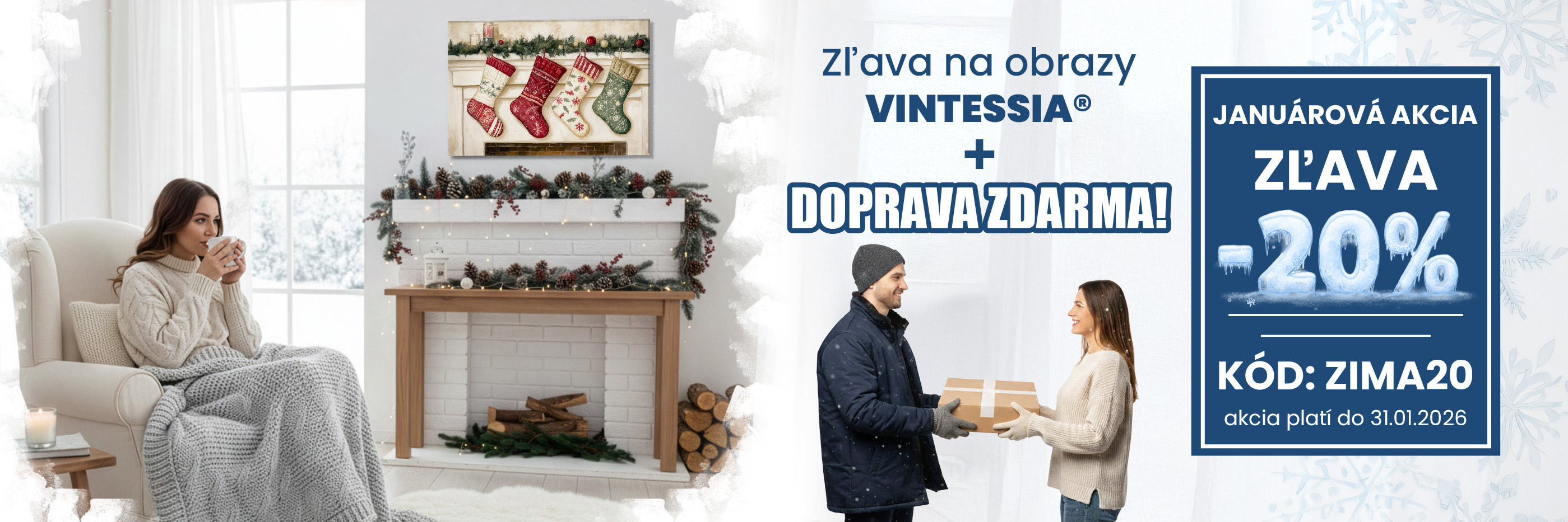 Zľava 20% na všetky obrazy a doprava zdarma