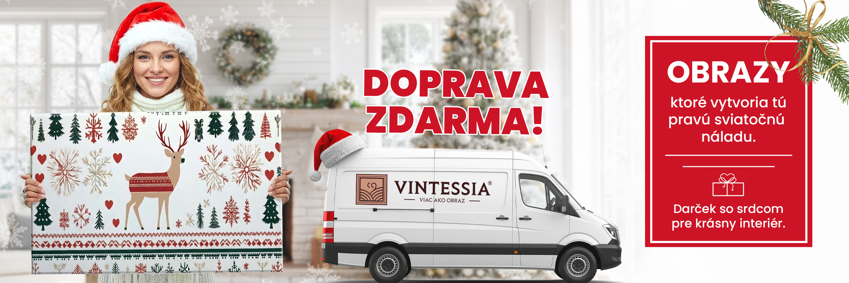 Doprava zdarma - Vianoce 2025