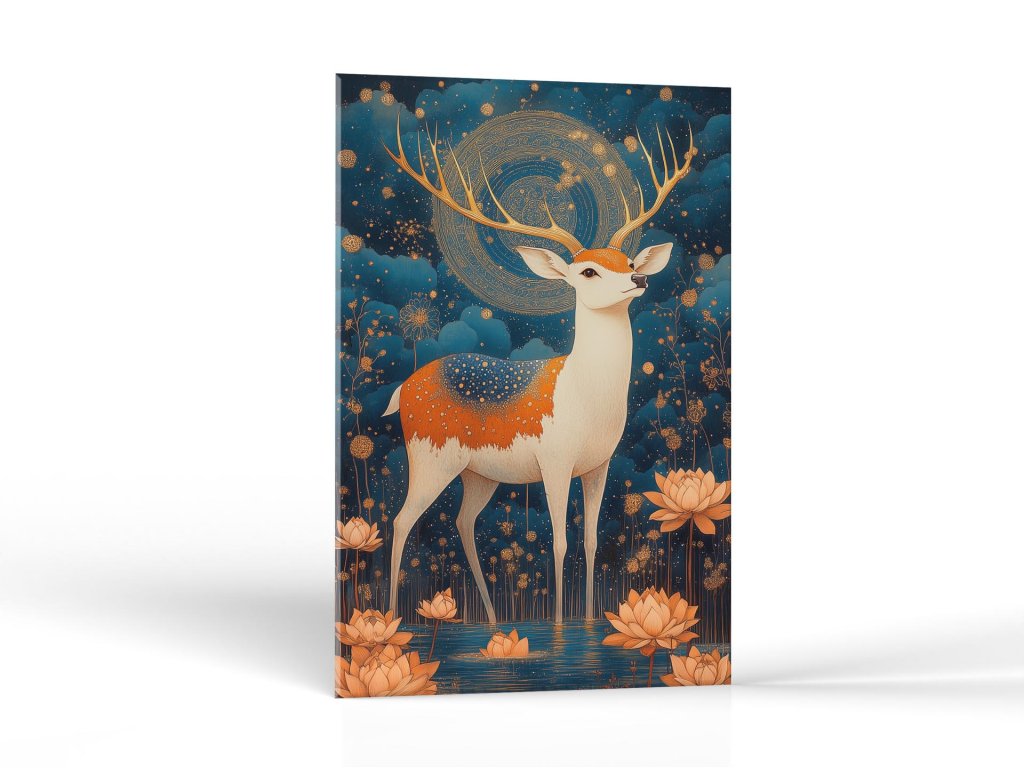Kozmický jeleň | Obrazy Vintessia