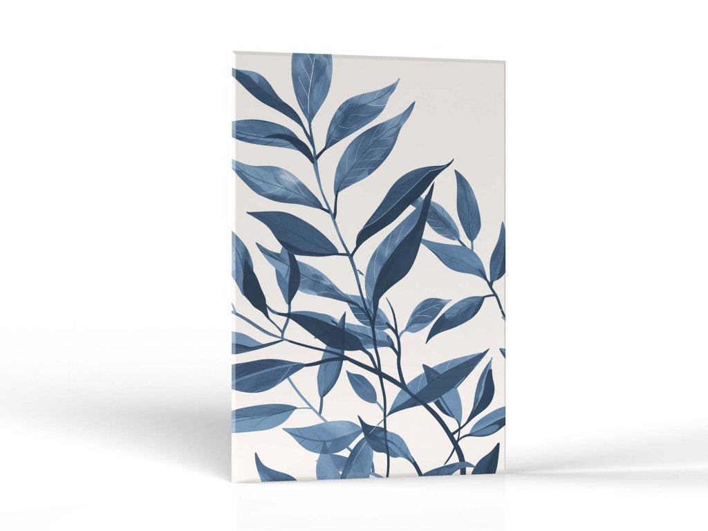 5701 modre listy obrazy vintessia