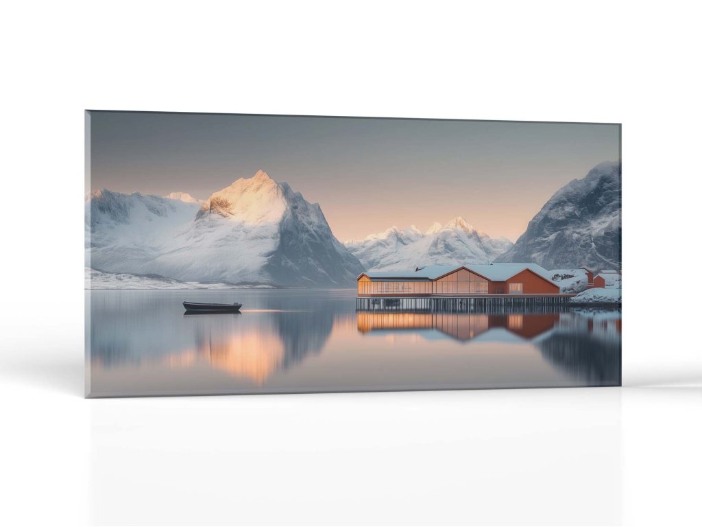 Zimný pokoj fjordu | Obrazy Vintessia