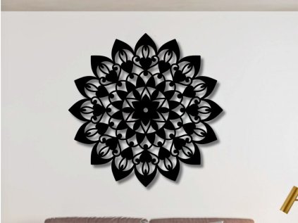 Drevená mandala na stenu - Davi II - 20cm (Rozmer 20cm, Dekor ANTRACIT 0164, BIELA 0101, ČIERNA 0190, DUB Bronze tmavý 090, DUB Sonoma 3025, DUB Zlatý 003, ORECH 0729, SIVÁ 0112)