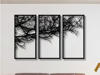 Drevený strom života na stenu - Konár (Velkost 70x104, 80x119, 87x130, Dekor ANTRACIT 0164, BIELA 0101, ČIERNA 0190, DUB Bronze tmavý 090, DUB Sonoma 3025, DUB Zlatý 003, ORECH 0729, SIVÁ 0112)