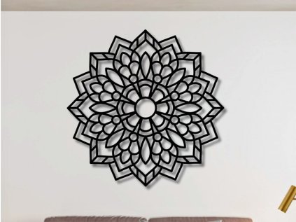 Drevená mandala na stenu - Rux - 20cm (Rozmer 20cm, Dekor ANTRACIT 0164, BIELA 0101, ČIERNA 0190, DUB Bronze tmavý 090, DUB Sonoma 3025, DUB Zlatý 003, ORECH 0729, SIVÁ 0112)