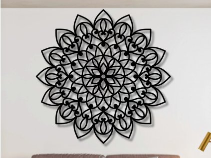 Drevená mandala na stenu - Bara (Rozmer 30cm, 40cm, 50cm, 60cm, 70cm, 80cm, Dekor ANTRACIT 0164, BIELA 0101, ČIERNA 0190, DUB Bronze tmavý 090, DUB Sonoma 3025, DUB Zlatý 003, ORECH 0729, SIVÁ 0112)