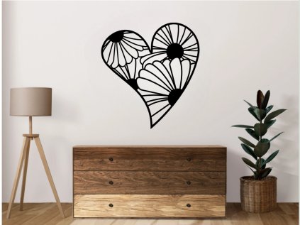 Drevený obraz na stenu - Srdce - 20cm (Rozmer 20cm, Dekor ANTRACIT 0164, BIELA 0101, ČIERNA 0190, DUB Bronze tmavý 090, DUB Sonoma 3025, DUB Zlatý 003, ORECH 0729, SIVÁ 0112)