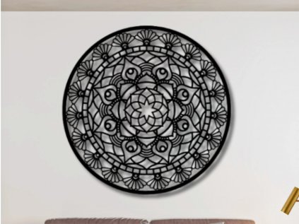 Drevená mandala na stenu - Davi - 20cm (Rozmer 20cm, Dekor ANTRACIT 0164, BIELA 0101, ČIERNA 0190, DUB Bronze tmavý 090, DUB Sonoma 3025, DUB Zlatý 003, ORECH 0729, SIVÁ 0112)