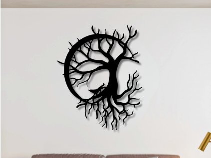 Drevený strom života - Mun - 20cm (Rozmer 20cm, Dekor ANTRACIT 0164, BIELA 0101, ČIERNA 0190, DUB Bronze tmavý 090, DUB Sonoma 3025, DUB Zlatý 003, ORECH 0729, SIVÁ 0112)