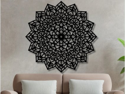 Drevená mandala na stenu - Bara II - 20cm (Rozmer 20cm, Dekor ANTRACIT 0164, BIELA 0101, ČIERNA 0190, DUB Bronze tmavý 090, DUB Sonoma 3025, DUB Zlatý 003, ORECH 0729, SIVÁ 0112)