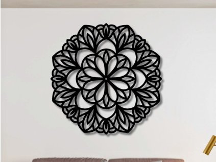 Drevená mandala na stenu - Lara - 20cm (Rozmer 20cm, Dekor ANTRACIT 0164, BIELA 0101, ČIERNA 0190, DUB Bronze tmavý 090, DUB Sonoma 3025, DUB Zlatý 003, ORECH 0729, SIVÁ 0112)