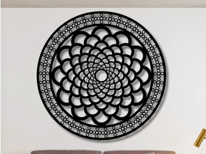 Drevená mandala na stenu - Circle - 20cm (Rozmer 20cm, Dekor ANTRACIT 0164, BIELA 0101, ČIERNA 0190, DUB Bronze tmavý 090, DUB Sonoma 3025, DUB Zlatý 003, ORECH 0729, SIVÁ 0112)