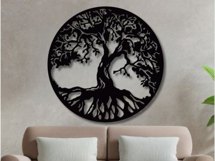 Drevený strom života na stenu - Dip - 20cm (Rozmer 20cm, Dekor ANTRACIT 0164, BIELA 0101, ČIERNA 0190, DUB Bronze tmavý 090, DUB Sonoma 3025, DUB Zlatý 003, ORECH 0729, SIVÁ 0112)