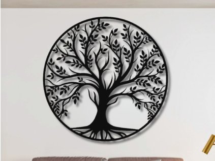 Drevený strom života - Num (Rozmer 20cm, 30cm, 40cm, 50cm, 60cm, Dekor ANTRACIT 0164, BIELA 0101, ČIERNA 0190, DUB Bronze tmavý 090, DUB Sonoma 3025, DUB Zlatý 003, ORECH 0729, SIVÁ 0112)