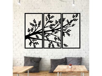 Drevený obraz na stenu - Konáre (Velkost 45x69, 55x84, 65x100, 75x115, 87x134, Dekor ANTRACIT 0164, BIELA 0101, ČIERNA 0190, DUB Bronze tmavý 090, DUB Sonoma 3025, DUB Zlatý 003, ORECH 0729, SIVÁ 0112)