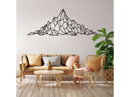 Drevený obraz na stenu - Polygon - 65x20 (Velkost 65x20, Dekor ANTRACIT 0164, BIELA 0101, ČIERNA 0190, DUB Bronze tmavý 090, DUB Sonoma 3025, DUB Zlatý 003, ORECH 0729, SIVÁ 0112)