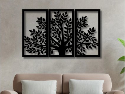 Drevený strom života - MET (Velkost 60x97, 70x113, 80x129, 87x140, Dekor ANTRACIT 0164, BIELA 0101, ČIERNA 0190, DUB Bronze tmavý 090, DUB Sonoma 3025, DUB Zlatý 003, ORECH 0729, SIVÁ 0112)