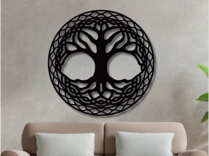 Drevený strom života na stenu - 20cm (Rozmer 20cm, Dekor ANTRACIT 0164, BIELA 0101, ČIERNA 0190, DUB Bronze tmavý 090, DUB Sonoma 3025, DUB Zlatý 003, ORECH 0729, SIVÁ 0112)