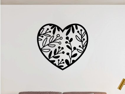 Drevený obraz na stenu - Srdce 1 - 60cm (Rozmer 60cm, Dekor ANTRACIT 0164, BIELA 0101, ČIERNA 0190, DUB Bronze tmavý 090, DUB Sonoma 3025, DUB Zlatý 003, ORECH 0729, SIVÁ 0112)