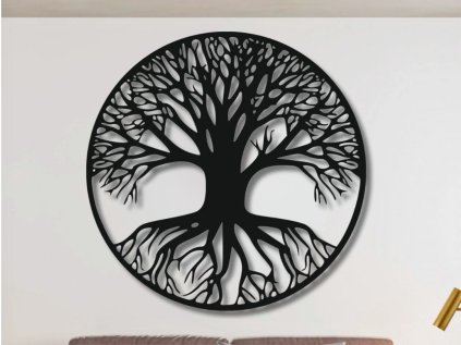 Drevený strom života na stenu - Fed - 20cm (Rozmer 20cm, Dekor ANTRACIT 0164, BIELA 0101, ČIERNA 0190, DUB Bronze tmavý 090, DUB Sonoma 3025, DUB Zlatý 003, ORECH 0729, SIVÁ 0112)