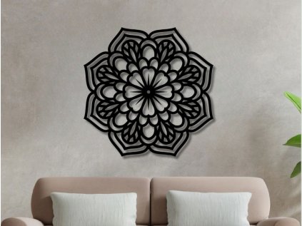 Drevená mandala na stenu - Lara II - 20cm (Rozmer 20cm, Dekor ANTRACIT 0164, BIELA 0101, ČIERNA 0190, DUB Bronze tmavý 090, DUB Sonoma 3025, DUB Zlatý 003, ORECH 0729, SIVÁ 0112)