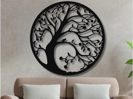 Drevený strom života - Vok - 20cm (Rozmer 20cm, Dekor ANTRACIT 0164, BIELA 0101, ČIERNA 0190, DUB Bronze tmavý 090, DUB Sonoma 3025, DUB Zlatý 003, ORECH 0729, SIVÁ 0112)