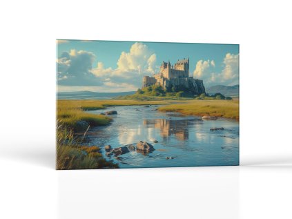 Hradná dominanta v krajine | Obrazy Vintessia