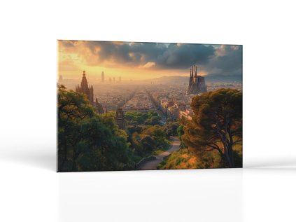 Úsvit nad Barcelonou | Obrazy Vintessia
