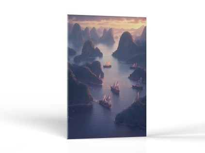 Zátišie zálivu pri zore | Obrazy Vintessia