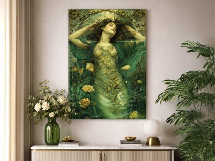 Smaragdová Dáma | Obrazy Vintessia