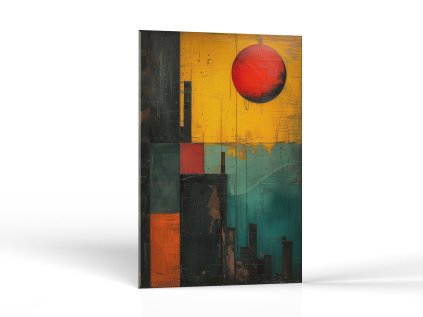 Západ nad mestom | Obrazy Vintessia