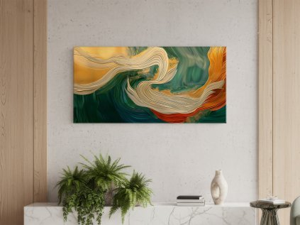 Zvlnená abstrakcia | Obrazy Vintessia