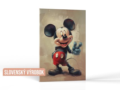 Veselý Mickey | Obraz na dreve