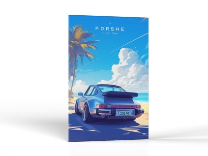 Plážové Porsche | Obrazy Vintessia