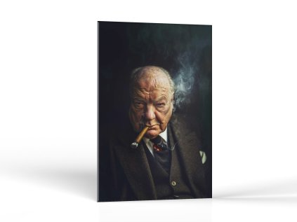 Múdrosť s cigarou | Obrazy Vintessia