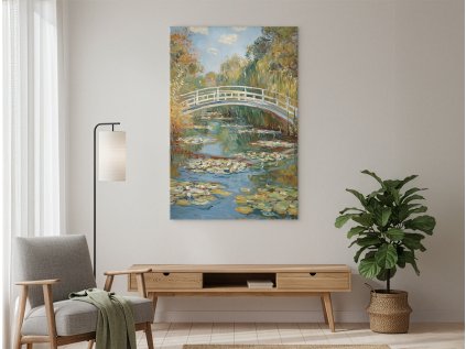 Most nad leknami | Obrazy Vintessia