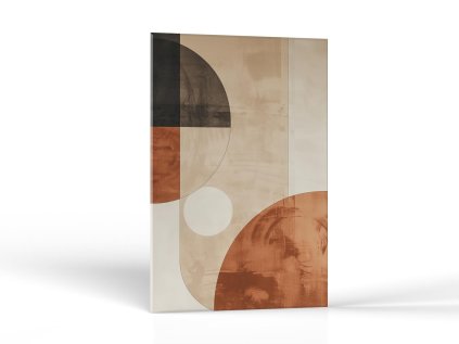 Geometria v hnedých tónoch | Obrazy Vintessia