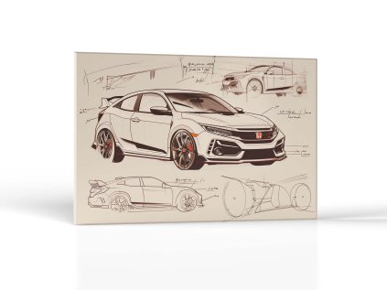 Koncept Honda Civic Type R | Obrazy Vintessia