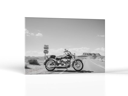 Osamelá motorka Harley Davidson | Obrazy Vintessia