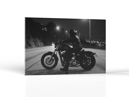 Nočná jazda na Harley Davidson | Obrazy Vintessia