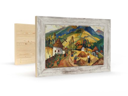 obraz 01792 zatva v horach biod 5cm white vintessia