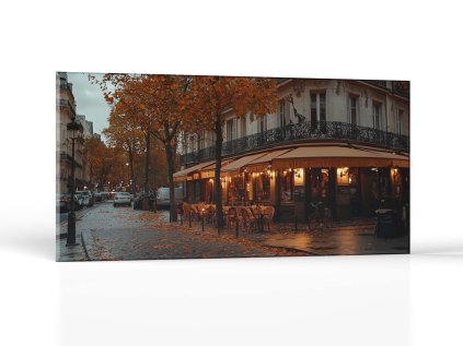 Jesenná kaviareň Paríža | Obrazy Vintessia