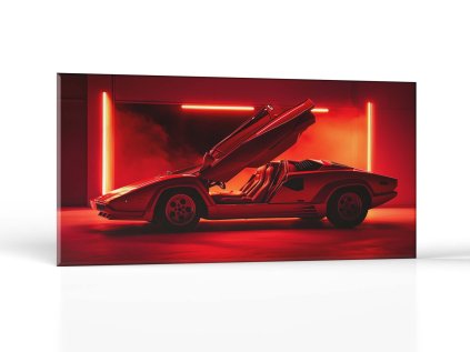 Lamborghini Countach v červenom | Obrazy Vintessia