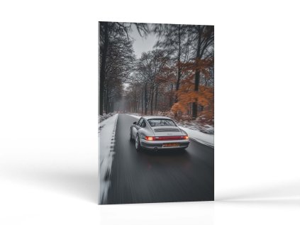 Zimná jazda Porsche | Obrazy Vintessia