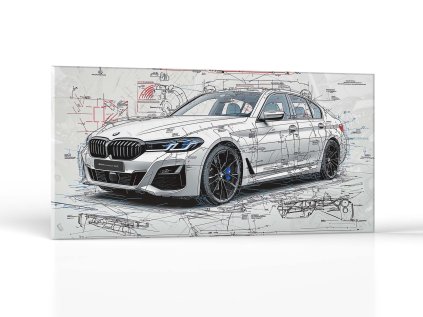 Technická harmónia BMW | Obrazy Vintessia