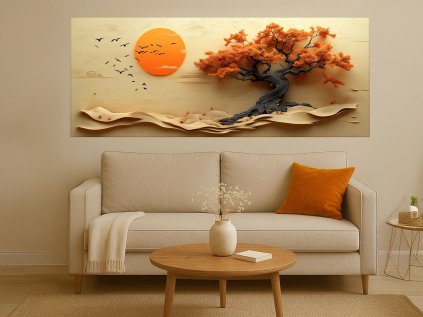 Jesenný západ slnka | Obrazy Vintessia