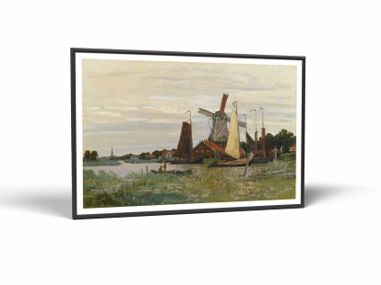 monet un moulin a zaandam r0063 obrazy vintessia