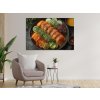Sashimi misa s lososom-obraz na dreve int vintessia