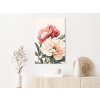Pivonky v rozkvete-obraz na dreve int vintessia
